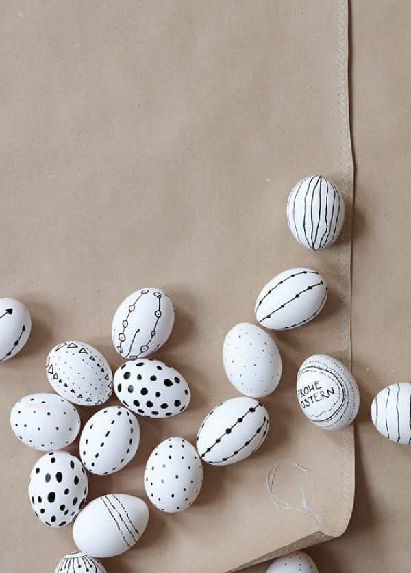 Black-and-White-Easter-Eggs